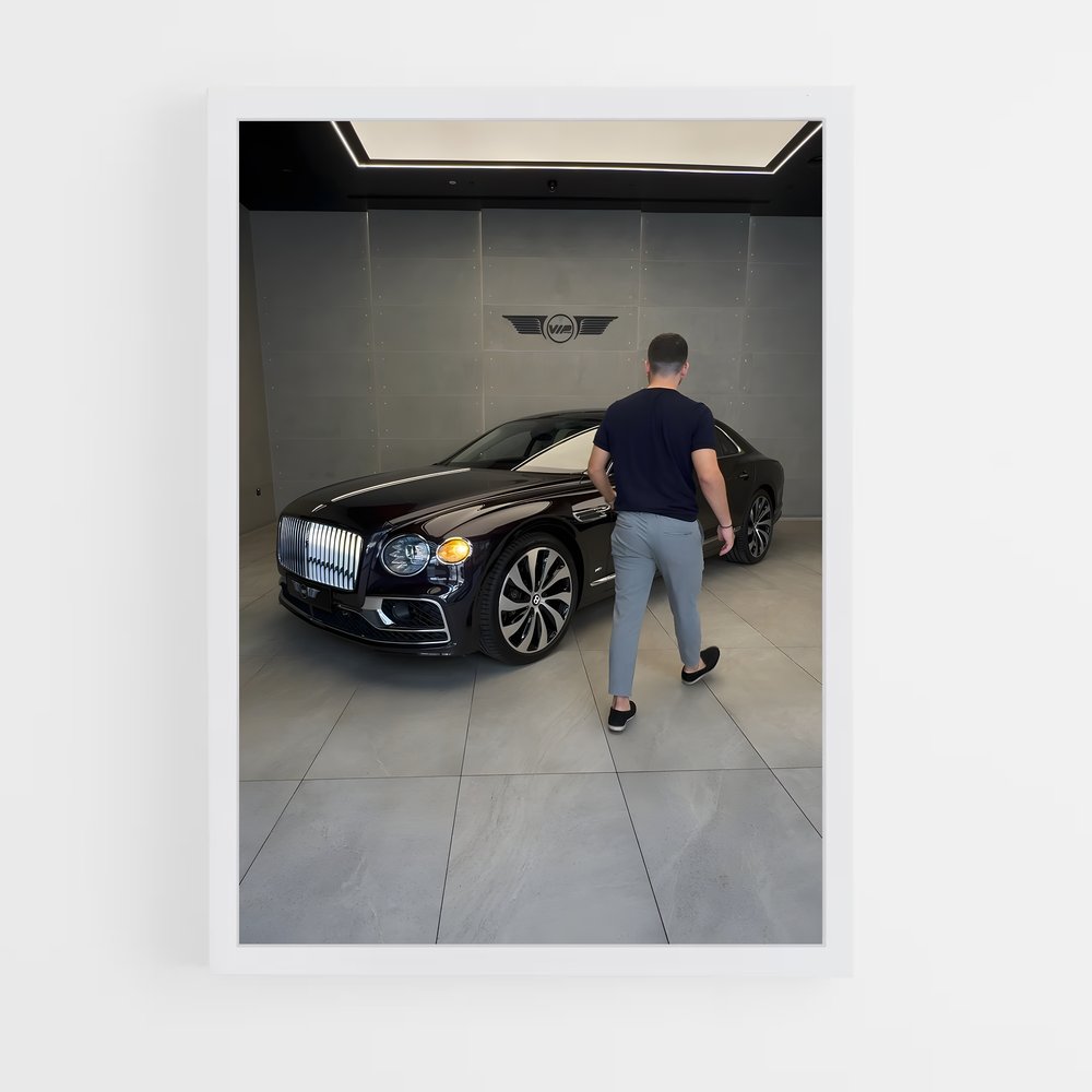 Poster Flying spur – affiche Bentley (vue 3)